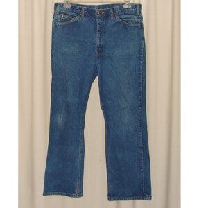 JC Penney Plain Pockets Vtg Mens JEANS, 38x32, 100% Cotton, Worn Workwear, A22